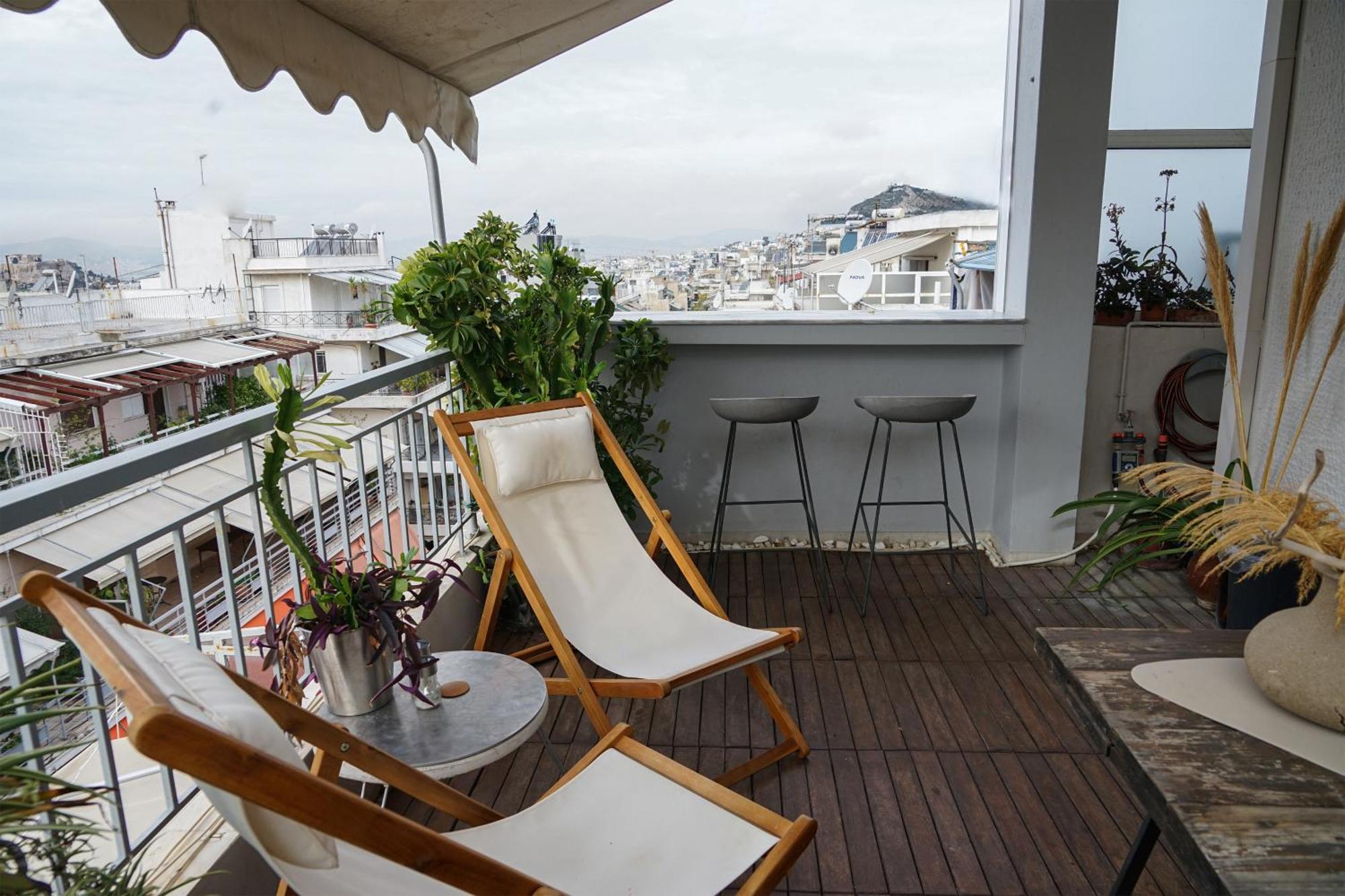 Small & Cozy With Acropolis & Lycabettus View Atenas Exterior foto